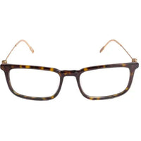 Mont Blanc Men's Eyeglasses - Havana Gold Rectangular Frame | MONT BLANC MB0052O 3 ,