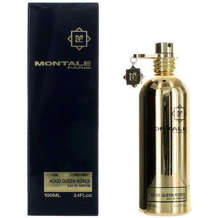 Montale Women's EDP Spray - Aoud Queen Roses Patchouli, Leather Base Notes, 3.4 oz ,