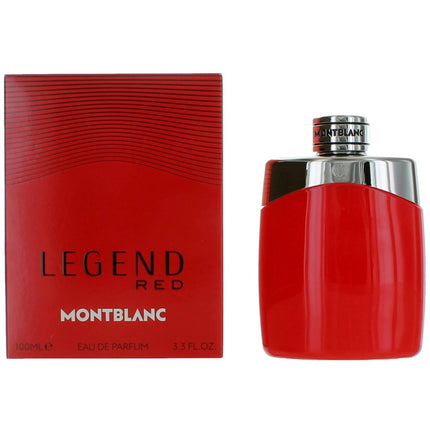 Montblanc Men's EDP Spray - Legend Red Blood Orange, Sage and Mahogany Notes, 3.3 oz ,