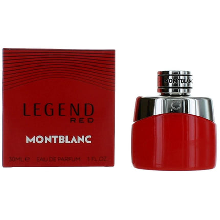 Montblanc Men's EDP Spray - Legend Red Blood Orange, Sage, Mahogany Notes, 1 oz ,