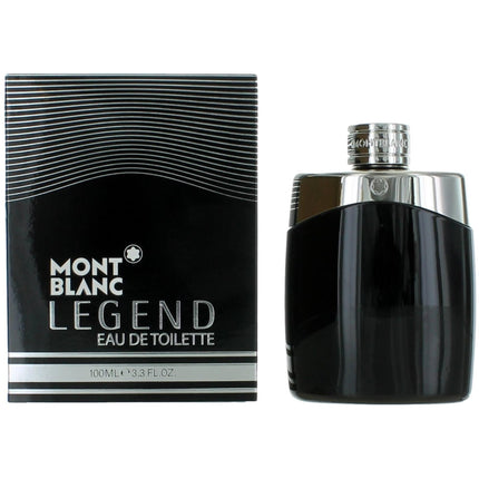 Montblanc Men's EDT Spray - Legend Sandalwood, Tonka and Evernyl Base Notes, 3.3 oz ,