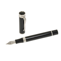 Montegrappa Ducale Black Fountain Pen (F) ISDUR2PC ,