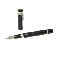 Montegrappa Ducale Black Fountain Pen (M) ISDUR3PC ,