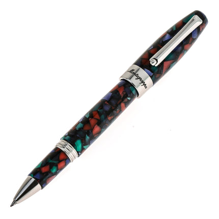 Montegrappa Fortuna Mosaico Aurora Rollerball Pen ISFOBRIK ,
