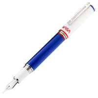 Montegrappa Fountain Pen - Nasa Atlantis Blue and White Resin ,