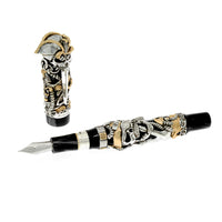 Montegrappa Pirates Limited Edition Sterling Silver Fountain Pen (F) ISCUP2SC ,