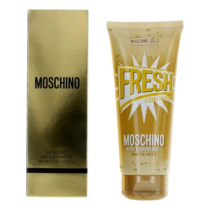 Moschino Gold Fresh Couture by Moschino, 6.7 oz Bath and Shower Gel for Women ,