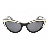 Moschino Men's Sunglasses - Black Aviator Plastic Frame Grey Lens | MOS094/S 807/IR ,