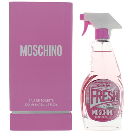 Moschino Pink Fresh Couture by Moschino, 3.4 oz Eau De Toilette Spray for Women ,