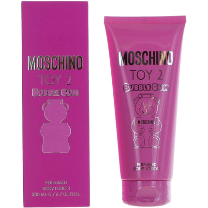 Moschino Women's Body Lotion - Toy 2 Bubble Gum Floral Fruity Fragrance Notes, 6.7 oz ,