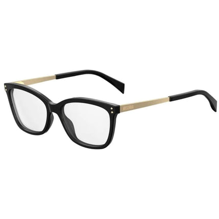 Moschino Women's Eyeglasses - Black Full Rim Cat Eye Frame | MOSCHINO MOS504 807 ,