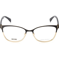 Moschino Women's Eyeglasses - Black Gold Metal Square Frame | MOSCHINO MOS511 02M2 ,