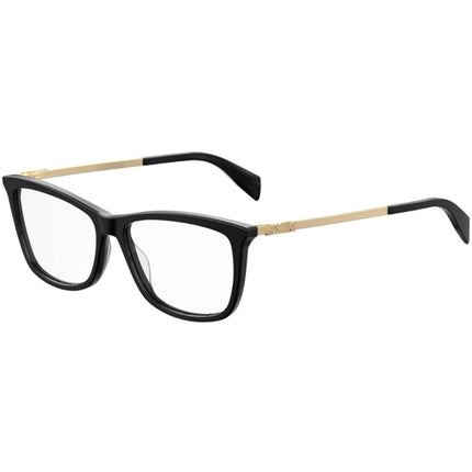 Moschino Women's Eyeglasses - Black Plastic Cat Eye Frame | MOSCHINO MOS522 807 ,