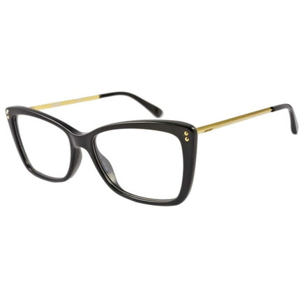 Moschino Women's Eyeglasses - Black Plastic Cat Eye Frame | MOSCHINO MOS547 807 ,