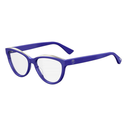 Moschino Women's Eyeglasses - Blue Plastic Cat Eye Frame | MOSCHINO MOS529 0PJP ,
