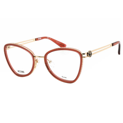 Moschino Women's Eyeglasses - Burgundy Butterfly Full-Rim Frame | MOS584 0LHF 00 ,