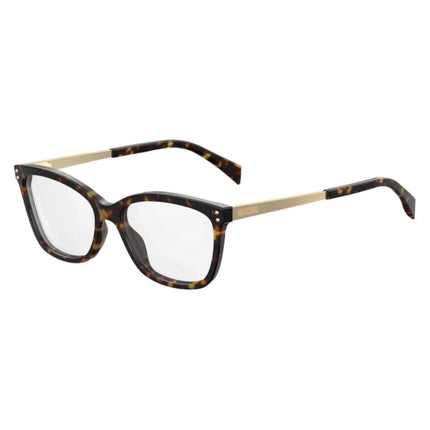 Moschino Women's Eyeglasses - Dark Havana Plastic Cat Eye Frame | MOSCHINO MOS504 86 ,