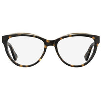 Moschino Women's Eyeglasses - Dark Havana Plastic Cat Eye Frame | MOSCHINO MOS529 86 ,