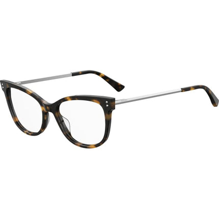 Moschino Women's Eyeglasses - Dark Havana Plastic Cat Eye Frame | MOSCHINO MOS546 86 ,