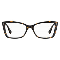 Moschino Women's Eyeglasses - Dark Havana Plastic Cat Eye Frame | MOSCHINO MOS547 86 ,