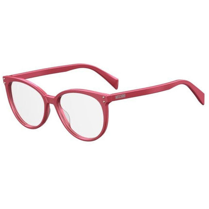 Moschino Women's Eyeglasses - Fuchsia Plastic Round Frame | MOSCHINO MOS535 0MU1 ,