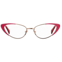 Moschino Women's Eyeglasses - Gold Copper Metal Cat Eye Frame | MOSCHINO MOS545 0DDB ,