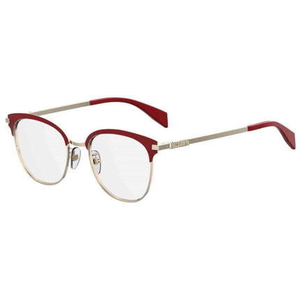 Moschino Women's Eyeglasses - Red Metal Frame Demo Lens | MOSCHINO MOS523/F 0C9A ,