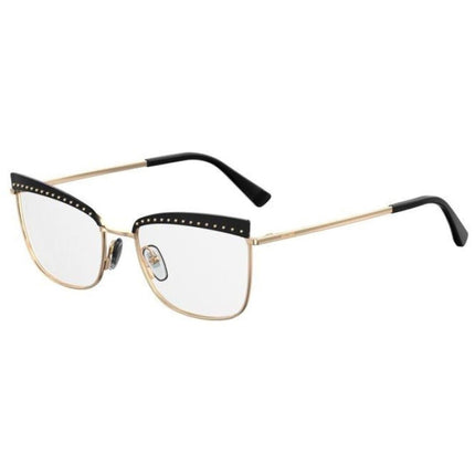 Moschino Women's Eyeglasses - Rose Gold Metal Cat Eye Frame | MOSCHINO MOS531 0 ,