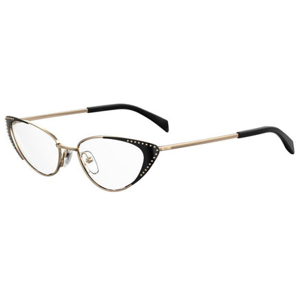 Moschino Women's Eyeglasses - Rose Gold Metal Cat Eye Frame | MOSCHINO MOS545 0 ,