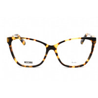 Moschino Women's Eyeglasses - Yellow Havana Plastic Cat Eye Frame | MOS588 0EPZ 00 ,