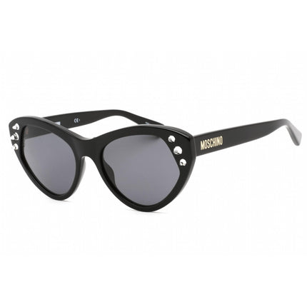 Moschino Women's Sunglasses - Black Plastic Cat Eye Shape Frame | MOS108/S 0807 IR ,