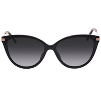 Moschino Women's Sunglasses - Dark Grey Gradient Lens Black Frame | MOS069/S 807/9O ,