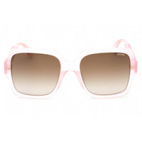 Moschino Women's Sunglasses - Full Rim Pink Plastic Square Frame | MOS127/S 035J HA ,