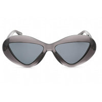 Moschino Women's Sunglasses - Grey Cat Eye Plastic Frame Grey Lens | MOS076/S 0KB7 IR ,