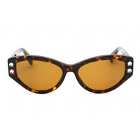 Moschino Women's Sunglasses - Havana Cat Eye Shape Frame Brown Lens | MOS109/S 0086 70 ,