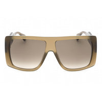 Moschino Women's Sunglasses - Olive Rectangular Frame Brown Sf Lens | MOS119/S 04C3 HA ,