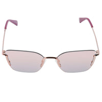 Moschino Women's Sunglasses - Pink Lens Rose Gold Metal Frame | MOS054/S 035J 0J ,