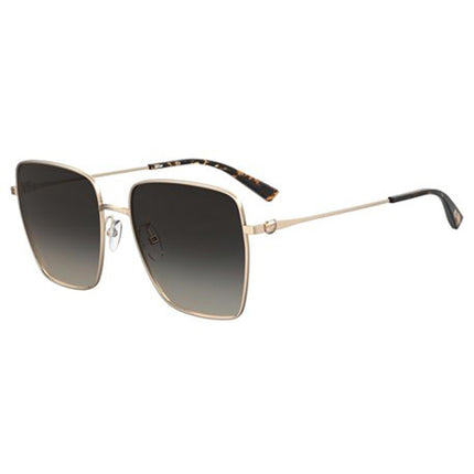 Moschino Women's Sunglasses - Rose Gold Tone Metal Frame Square | MOS072/G/S 0000 9O ,
