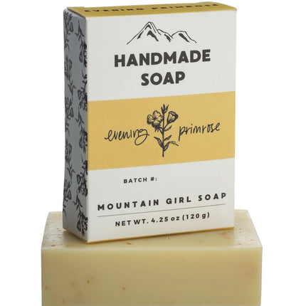 Mountain Girl Soap Soap Bar - Evening Primrose, 120 gm | SB-EP ,