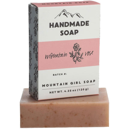 Mountain Girl Soap Soap Bar - Mountain Rose, 120 gm | SB-MR ,