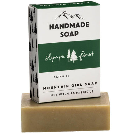 Mountain Girl Soap Soap Bar - Olympic Forest, 120 gm | SB-OF ,