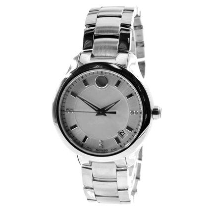 Movado 0606978 Women's Bellina Silver & MOP Dial Diamond Watch ,