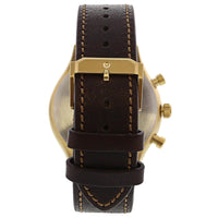 Movado Men's Chronograph Watch - Heritage Green Dial Brown Leather Strap | 3650031 ,