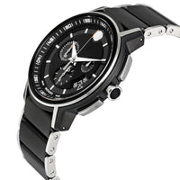 Movado Men's Chronograph Watch - Strato Black Dial Two Tone Bracelet | 0607006 ,