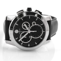 Movado Men's Chronograph Watch - Vizio Carbon Fiber Black Dial Rubber Strap | 0607379 ,