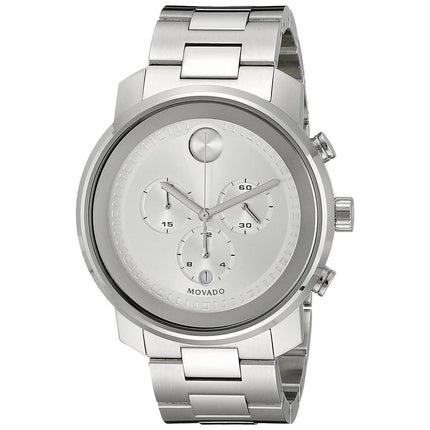Movado Men's Quartz Watch - Bold Silver Tone Dial Stainless Steel Bracelet | 3600276 ,
