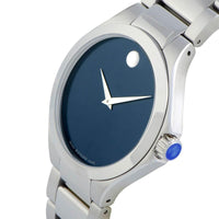 Movado Men's Quartz Watch - Defio Blue Dial Stainless Steel Bracelet | 0607311 ,
