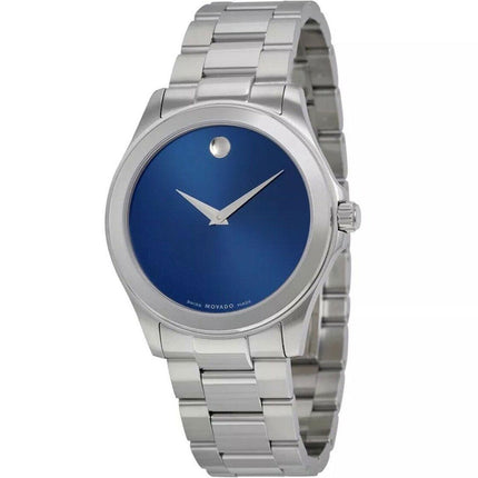 Movado Men's Quartz Watch - Junior Sport Blue Dial Stainless Steel Bracelet | 0606116 ,