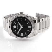 Movado Men's Quartz Watch - Sport Black Dial Stainless Steel Bracelet | 0607435 ,