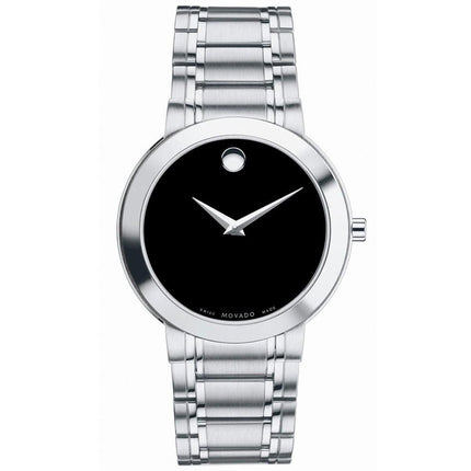 Movado Men's Quartz Watch - Stiri Black Dial Stainless Steel Bracelet | 0607277 ,